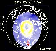 Polar Pass Plot, 05/26/2012:13:09 Local Time