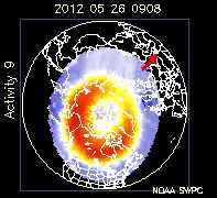 Polar Pass Plot, 05/26/2012:04:08 Local Time